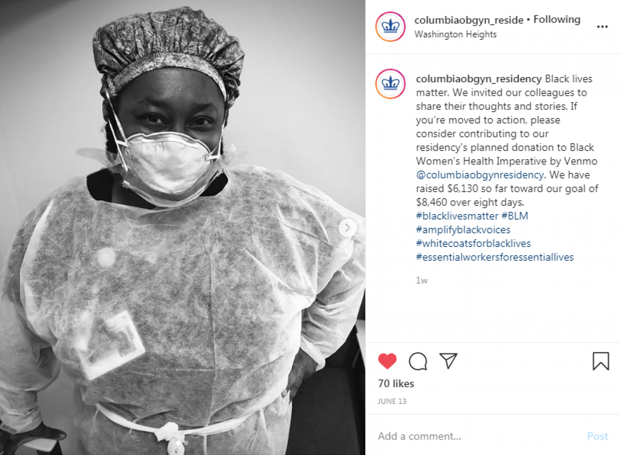 Columbia Ob/Gyn residents raise more than $9,000 for Black Women's ...