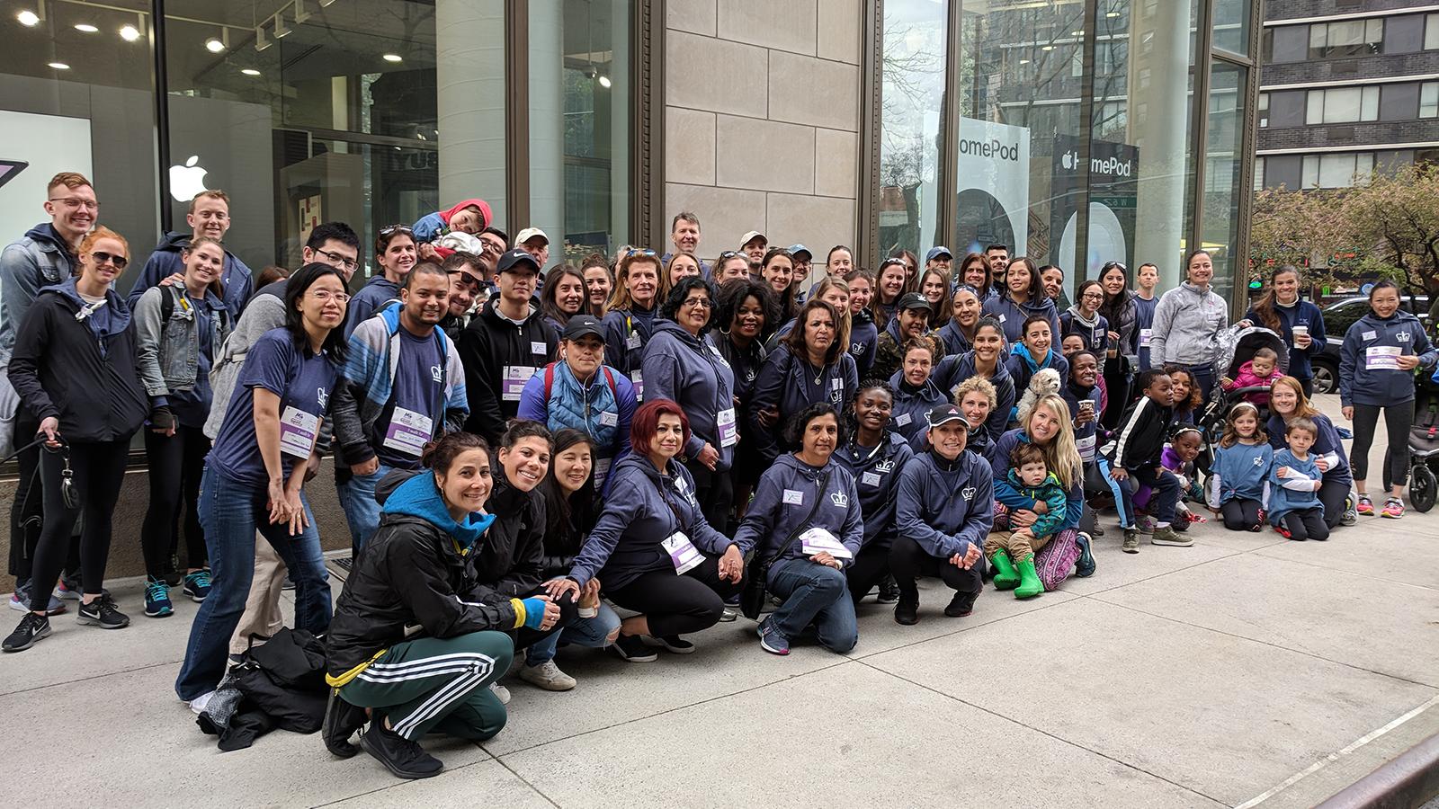 The CUIMC Preterm Birth Prevention Center March for Babies team