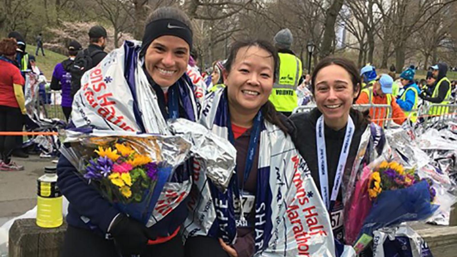 The Mothers Center team at the SHAPE Half Marathon