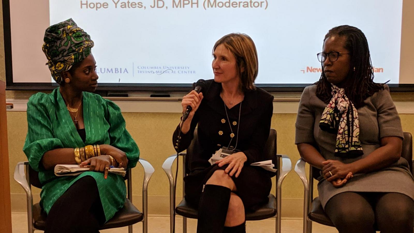 From left: Kalima DeSuze, LMSW, MPA; Dorothy Smok, MD; and Janice Aubey, MD