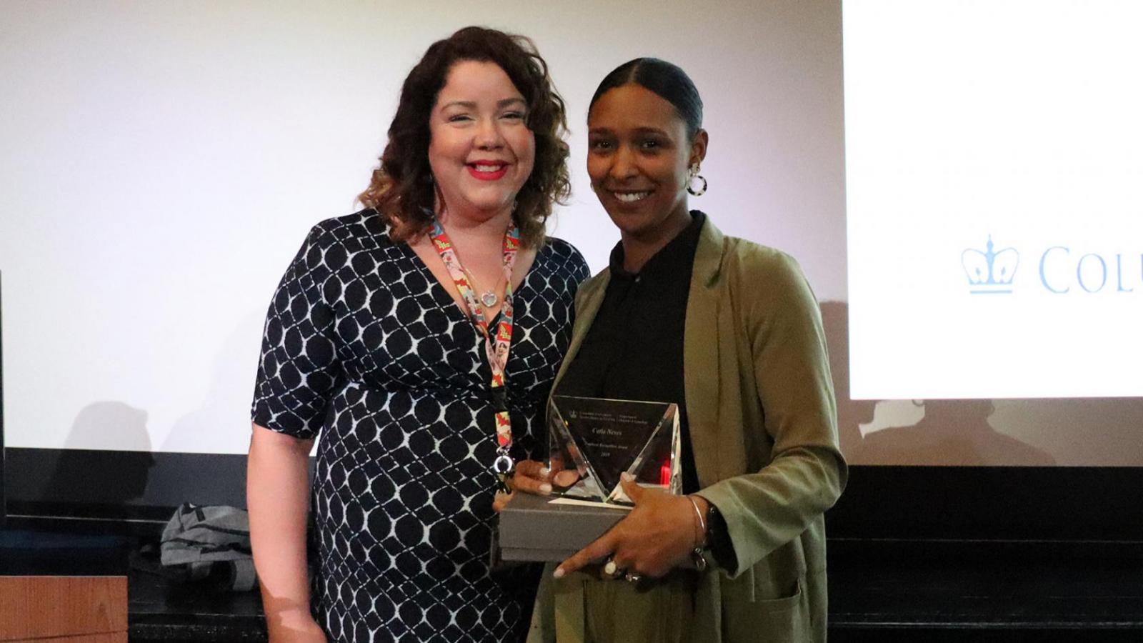 Research support award winner Catia Neves