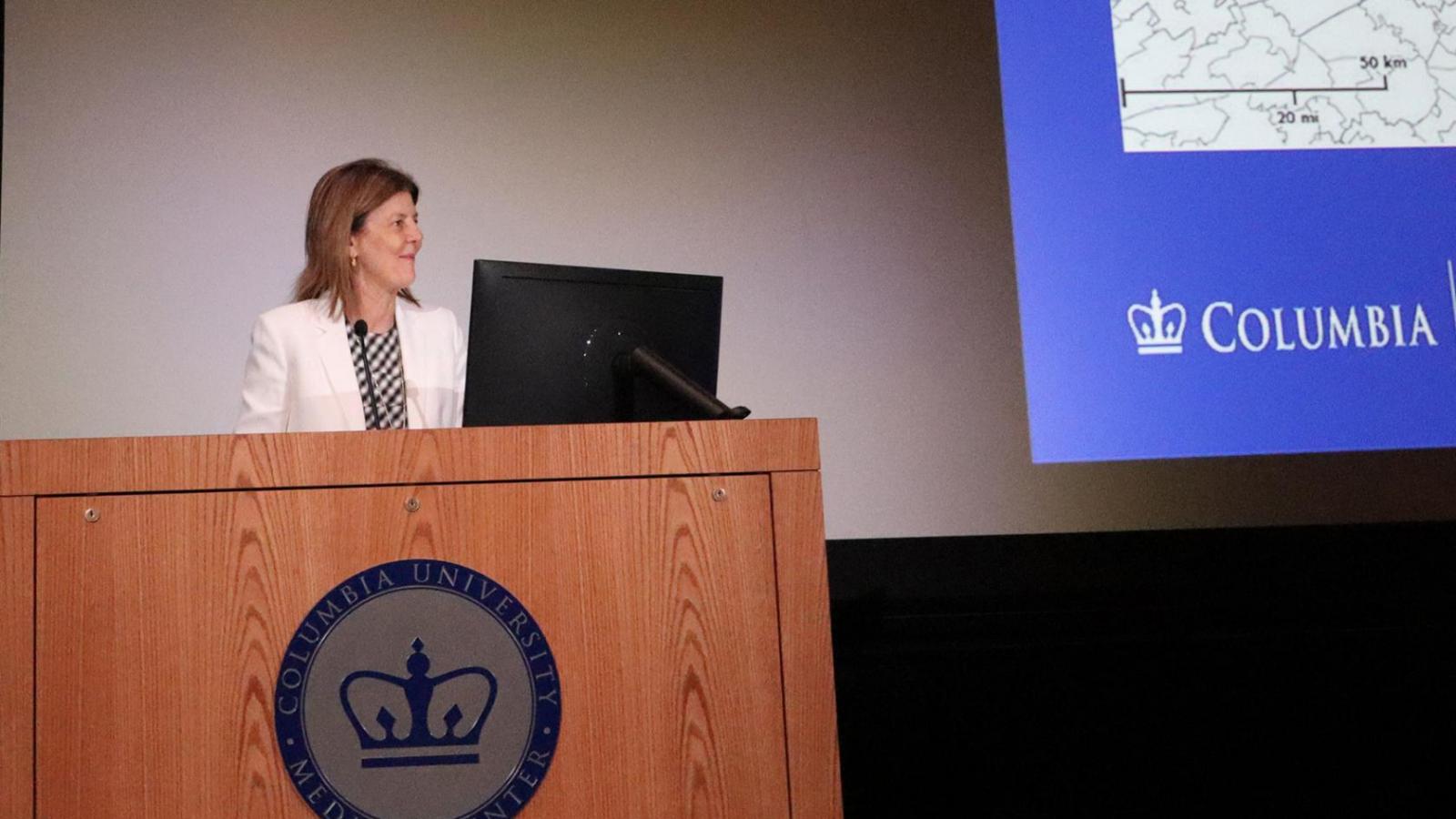 Mary D'Alton, MD at the Staff Appreciation Day awards on June 13, 2019