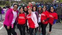 The Lawrence Hospital Ob/Gyn team at the March for Babies in White Plains, NY on Sunday, April 28.